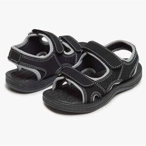 BOYS DOUBLE ADJUSTABLE STRAP LIGHTWEIGHT SANDALS